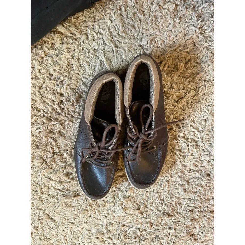 The‎ North Face Mens Brown Leather Chukka Boots  Shoes 10